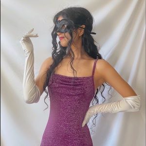 ✨ y2k Sparkly Purple Maxi Dress ✨